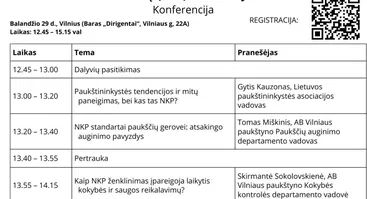 Konferencija „Paukštienos naujienos nacionalinės maisto kokybės (NKP) tendencijose“