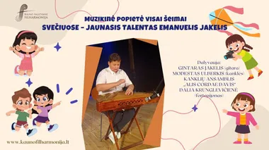 SVEČIUOSE – JAUNASIS TALENTAS E. JAKELIS 