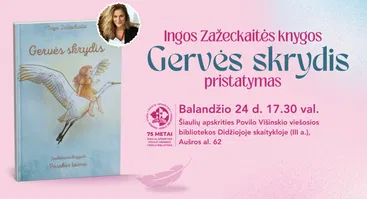 „Gervės skrydis“ – prasmingų pasakų ir vidinių atradimų vakaras su Inga Zažeckaite