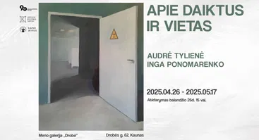APIE DAIKTUS IR VIETAS // AUDRĖ TYLIENĖ IR INGA PONOMARENKO