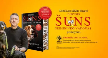 Mindaugo Sėjūno knygos „Didysis šuns šeimininko vadovas“ pristatymas