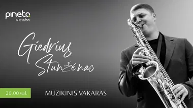Nemokamas muzikos vakaras su Giedriumi Stunžėnu