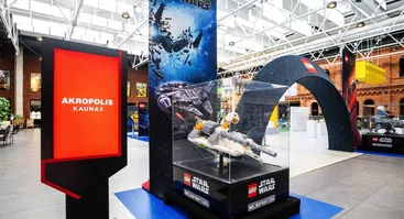 LEGO parodoje Kaune – popkultūros herojų ir modernizmo architektūros susitikimas
