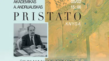 Antano Andrijausko trilogijos II tomo "Čiurlionis: nesuprasto genijaus tragiškas skrydis" pristatymas