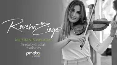 Gyvos muzikos vakaras su smuikininke Rovena Žioge