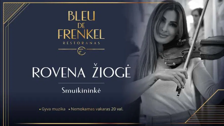Muzikos vakaras su smuikininke Rovena Žioge Muzikos vakaras su smuikininke Rovena Žioge