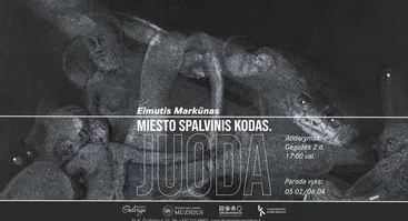 Eimučio Markūno paroda „Miesto spalvinis kodas. Juoda“