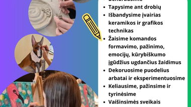 DIENOS STOVYKLA VAIKAMS IR PAAUGLIAMS "VASARA SU SPALVŲ PASAKOMIS"