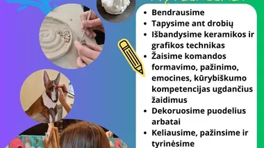 Dienos stovykla "Vasara su Spalvų Pasakomis"