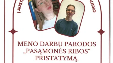 Dailės darbų parodos „Pasąmonės ribos“ pristatymas