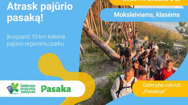 Nemokamas pažintinis žygis „Atrask pajūrio pasaką“