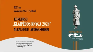 Konkurso „Klaipėdos knyga 2024“ nugalėtojų apdovanojimai