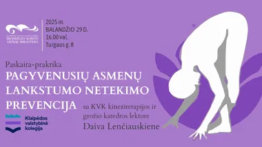 Paskaita-praktika „Pagyvenusių asmenų lankstumo netekimo prevencija“