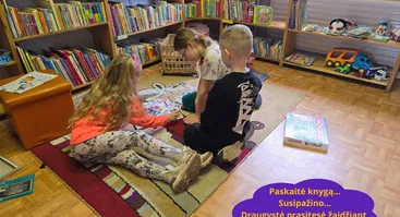Skaitymo popietė vaikams „Poilsio valandėlė telefonui“