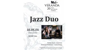 • Džiazo ritmais • JAZZ DUO • Rahel Talts – pianinas, Donatas Petrekis – saksofonas