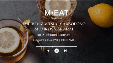 Improvizaciniai  saksofono muzikos vakarai 05/16 -17 