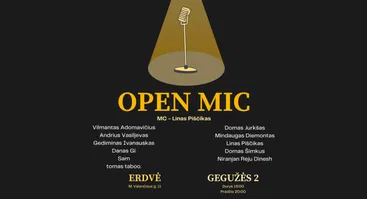 Open mic Kaunas