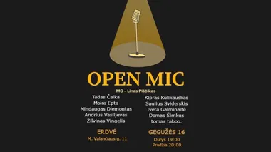 Open mic Kaunas