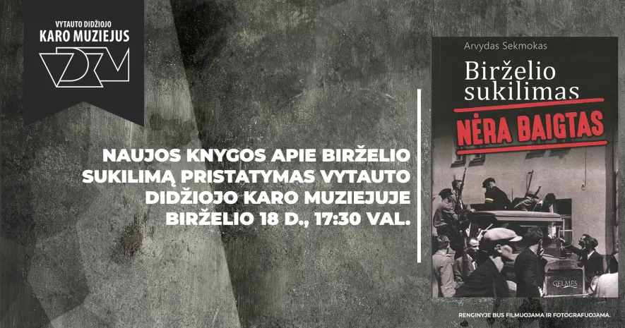 Arvydo Sekmoko knygos „Birželio sukilimas nėra baigtas“ pristatymas Arvydo Sekmoko knygos „Birželio sukilimas nėra baigtas“ pristatymas