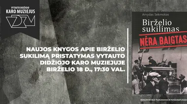 Arvydo Sekmoko knygos „Birželio sukilimas nėra baigtas“ pristatymas