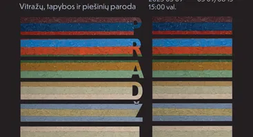 Gintaro Dumčiaus vitražų, tapybos ir piešinių paroda "PRADŽIA"