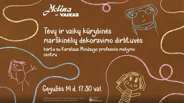 Marškinėlių dekoravimo dirbtuvės Lietuvos švietimo muziejuje