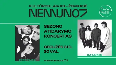 „Nemuno7“ ketvirtojo sezono atidarymas kartu su KATARSIS ir FREE FINGA!