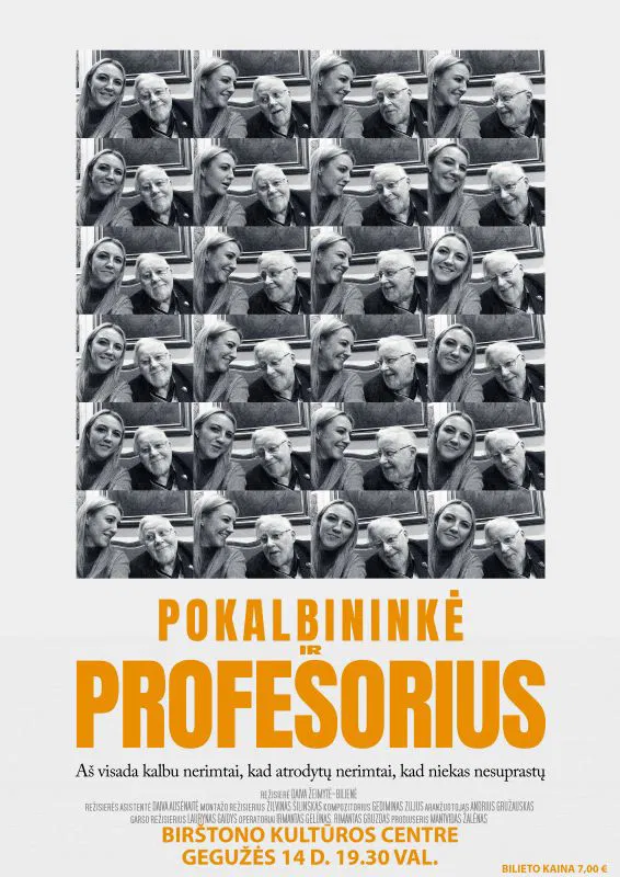 Dokumentinis filmas „Pokalbininkė ir profesorius“ Dokumentinis filmas „Pokalbininkė ir profesorius“