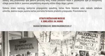 Pokalbis su istoriku Gintautu Terlecku „Jaunojo pasipriešinimo galia (1972-1990)“