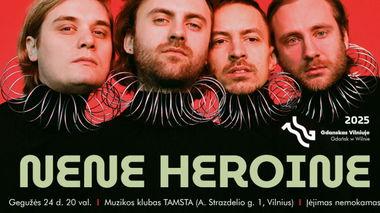 Džiazo ir psichodelinės muzikos grupės NENE HEROINE koncertas | TAMSTA