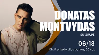 Donatas Montvydas su grupe | Šiauliai