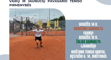 Atviros Birštono jaunučių ir jaunių pavasario teniso pirmenybės