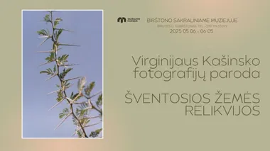 Virginijaus Kašinsko fotografijų paroda „Šventosios žemės relikvijos“