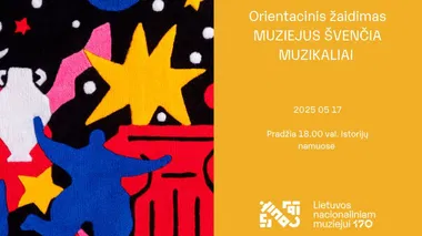 Orientacinis žaidimas MUZIEJUS ŠVENČIA MUZIKALIAI | Muziejų naktis 2025
