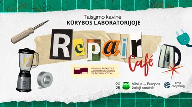 Taisymo kavinė Kūrybos laboratorijoje