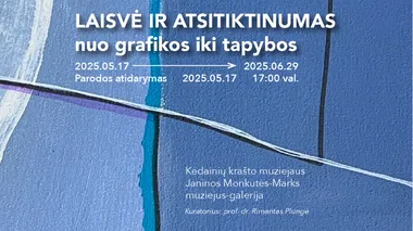 Remigijaus Venckaus paroda „Laisvė ir atsitiktinumas: nuo grafikos iki tapybos“ 