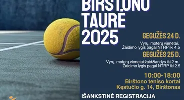 Teniso turnyras „Birštono taurė 2025“