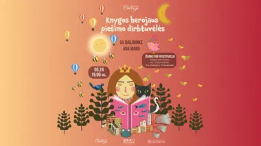 Knygos herojaus piešimo dirbtuvėlės su dailininke Ana Mana 