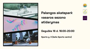 Palangos skatepark vasaros sezono atidarymas