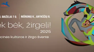 KULTŪROS IR ŽIRGO ŠVENTĖ „BĖK BĖK, ŽIRGELI!“ 