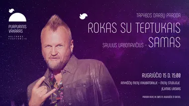 Saulius Urbonavičius – SAMAS. Tapybos darbų paroda „Rokas su teptukais“