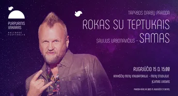 Saulius Urbonavičius – SAMAS. Tapybos darbų paroda „Rokas su teptukais“