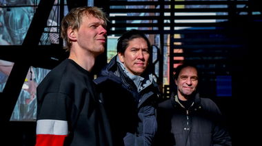 Industrinio džiazo trio: A. Gecevičius, D. Naujokaitis, J. Haffner