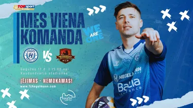 TOPsport A lyga 12 turas: FC Hegelmann x FC Džiugas | Įėjimas - nemokamas!