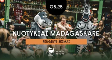 Nuotykiai Madagaskare | Renginys šeimai