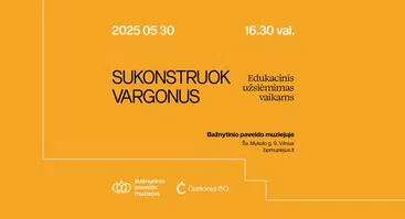 Edukacinis užsiėmimas vaikams „Sukonstruok vargonus“