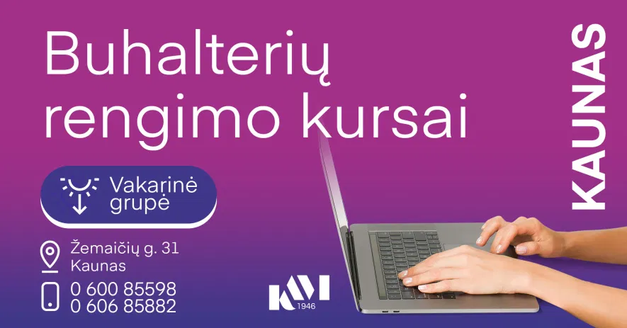 Buhalterių rengimo kursai | vakarinėje grupėje Buhalterių rengimo kursai | vakarinėje grupėje