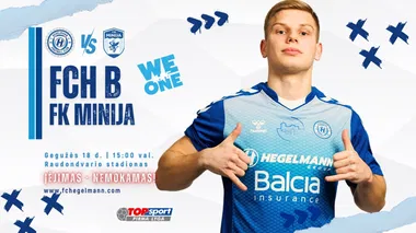TOPsport Pirma lyga 9 turas: FC Hegelmann B x Kretingos FK Minija