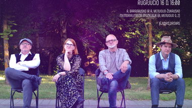 „Ant rašytojų kalnelio”: ESU TAS, KURIS KALBA. Poetiniai muzikiniai esė | PURPURINIS VAKARAS