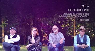 „Ant rašytojų kalnelio”: ESU TAS, KURIS KALBA. Poetiniai muzikiniai esė | PURPURINIS VAKARAS